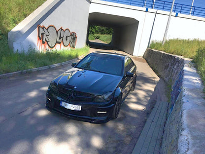Front Ansatz für Mercedes AMG C63 W204 FACELIFT Carbon Look