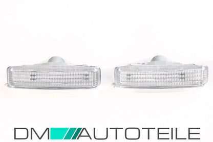 Set Facelift Kit Rückleuchten + Scheinwerfer + Seitenblinker Rot Weiß passt für BMW 5er E39 Limousine 95-00