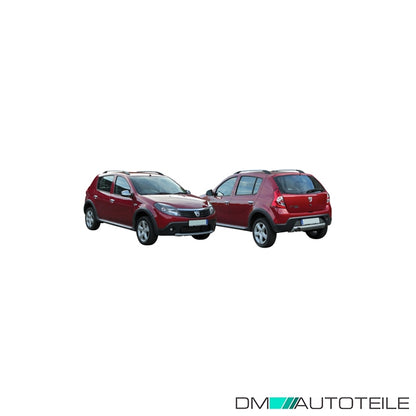 Stoßstange vorne grundiert passt für Dacia Sandero Stepway 09-12 für Nebellampen