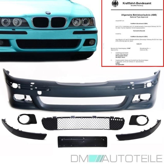 Front Stoßstange passt für BMW E39 Limo Touring+Nebel Set SRA o.PDC nur für M5 M