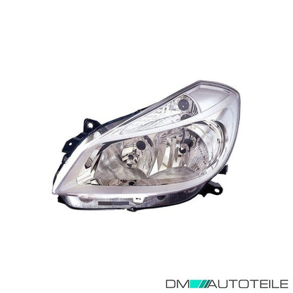 Hauptscheinwerfer links H7/H7 mit Motor passt für Renault Clio III 05-09
