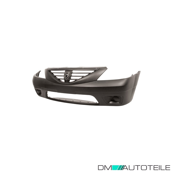 Stoßstange vorne schwarz passt für Dacia Logan MCV 06-08 ohne Nebelscheinwerfer
