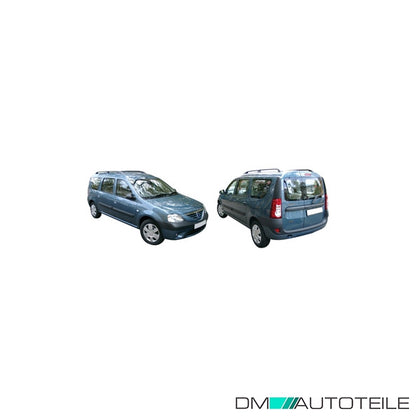 Stoßstange vorne schwarz passt für Dacia Logan MCV 06-08 ohne Nebelscheinwerfer
