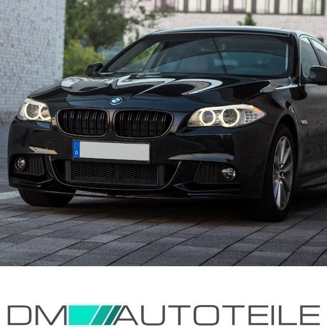 Gitter Grill Nebelscheinwerfer Set Schwarz passend für BMW F10 F11 M-Paket 10-13