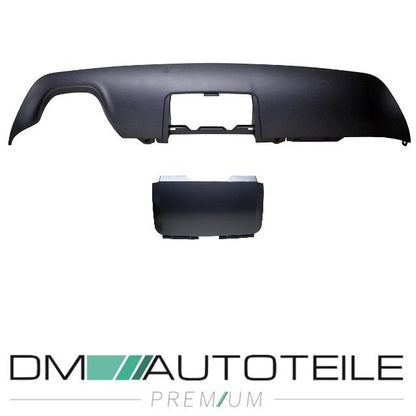 Diffusor +Klappe passt für BMW E60 E61 M Stoßstange mit Anhängerkupplung 03-10