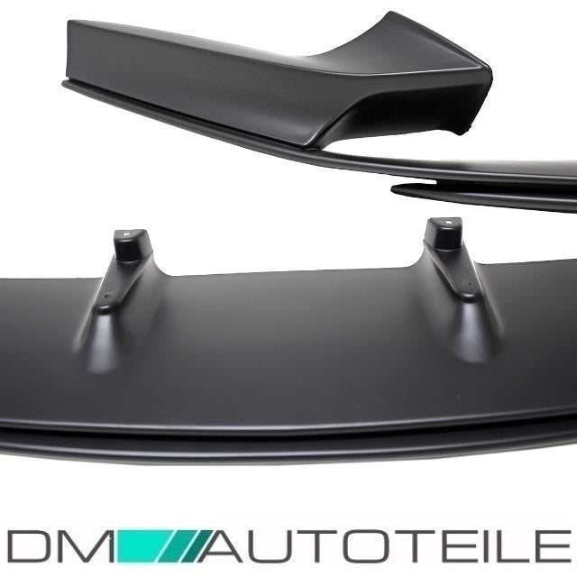 Sport-Performance Frontspoiler Spoiler Schwarz Matt passt für BMW 2er F22 F23 M-Paket Stoßstange