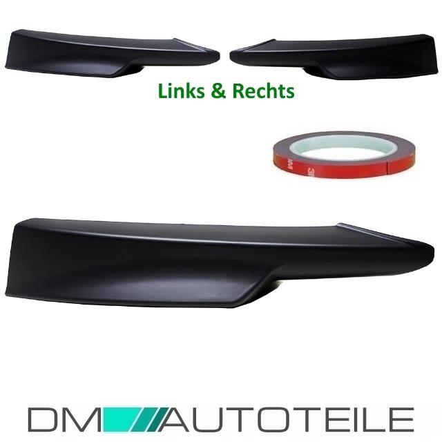 LCI Satz Flaps Stoßstangenspoiler Splitter Lippe passend für BMW E90 E91 LCI