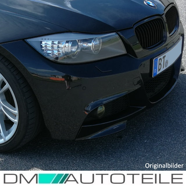 LCI Satz Flaps Stoßstangenspoiler Splitter Lippe passend für BMW E90 E91 LCI