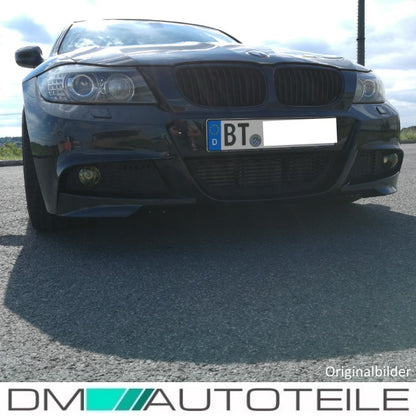 LCI Satz Flaps Stoßstangenspoiler Splitter Lippe passend für BMW E90 E91 LCI