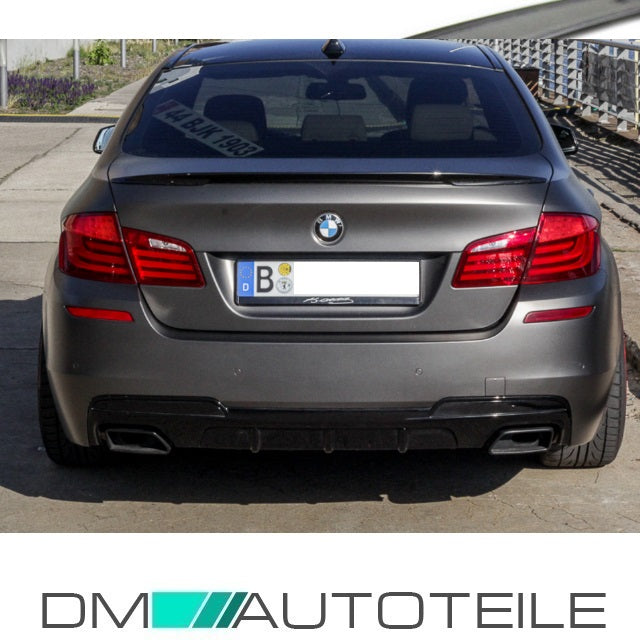 Sport-Performance Heckspoiler Heckspoilerlippe hochglanz Schwarz 668 passt für BMW 5er F10