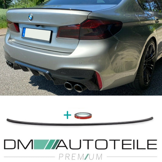 Sport-Performance Heckspoiler Hecklippe Schwarz Glanz passend für BMW G30 2017>