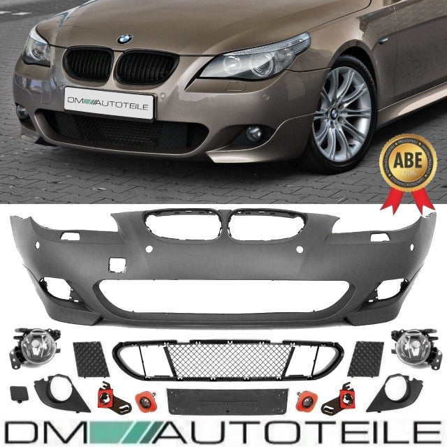 Sport Stoßstange vorne PDC+Zubehör passt für BMW 5er E60 E61 03-07 auch M Paket +ABE