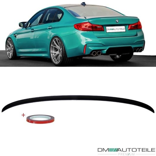 Sport-Performance Heckspoiler Hecklippe Schwarz Matt passend für BMW G30 ab 2017