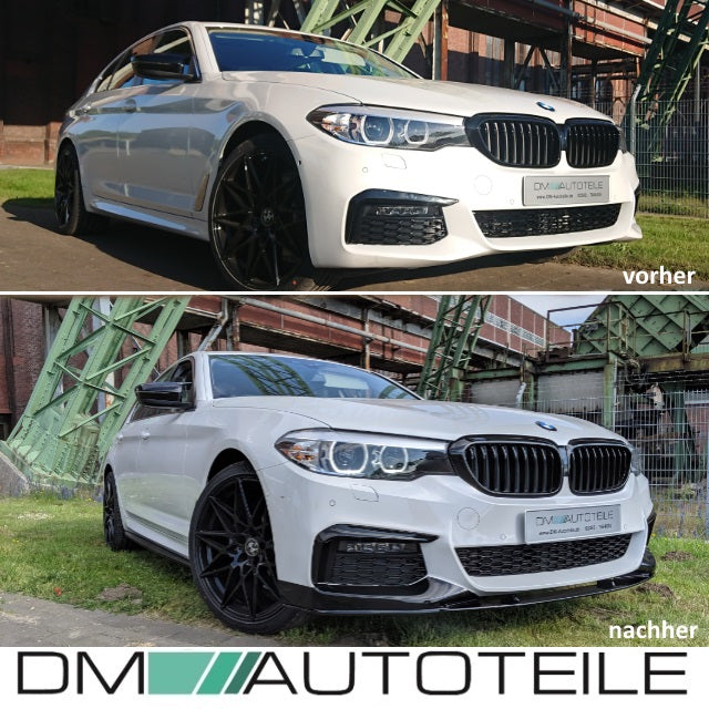 Sport-Performance Frontspoiler Schwarz Matt passend für BMW G30 G31 mit M-Paket