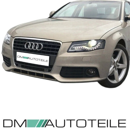 Klarglas Nebelscheinwerfer Set H11 schwarz smoke passt für Audi A5 7T A4 B8 A6 4G Q3 VW Passat CC