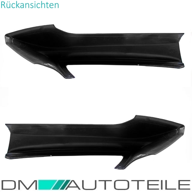 Flaps SET Sport-Performance Schwarz Matt passt für BMW F10 F11 M-Paket auch LCI