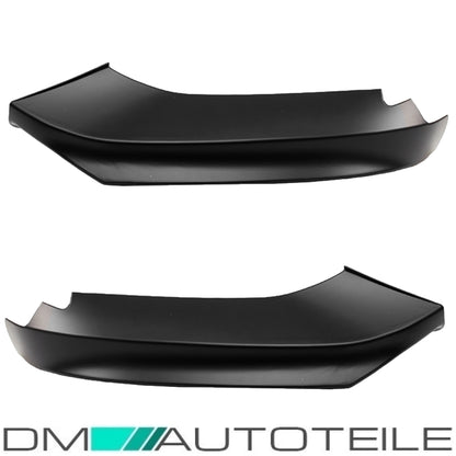 Flaps SET Sport-Performance Schwarz Matt passt für BMW F32 F33 F36 M-Paket + LCI