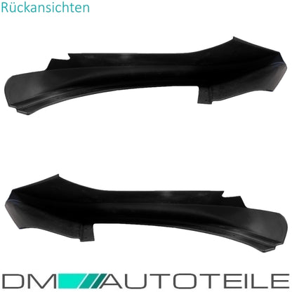 Flaps SET Sport-Performance Schwarz Matt passt für BMW F32 F33 F36 M-Paket + LCI