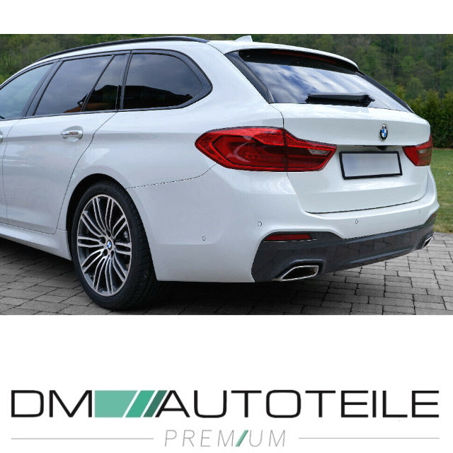 Sport Stoßstange hinten +Diffusor +Zubehör passend für BMW 5er G31 Touring auch M-Paket Stoßstange 17>