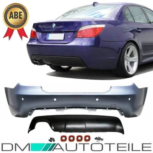 Limousine Heck Stoßstange PDC ABS Diffusor passt für BMW E60 03-07 auch M +ABE**