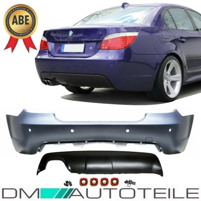Limousine Heck Stoßstange PDC ABS Diffusor passt für BMW E60 03-07 auch M +ABE**