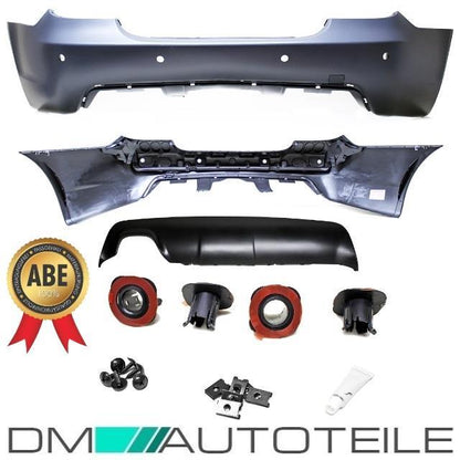 Limousine Heck Stoßstange PDC ABS Diffusor passt für BMW E60 03-07 auch M +ABE**