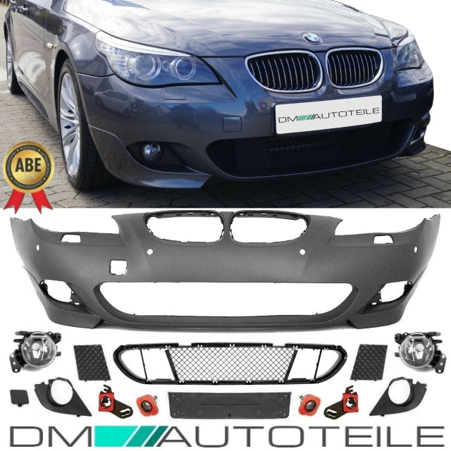 LCI Stoßstange vorne ABS PDC+NSW+Zubehör passt für BMW E60 E61 auch M-Paket *ABE