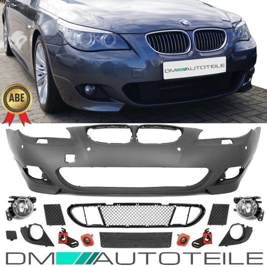 LCI Stoßstange vorne ABS PDC+NSW+Zubehör passt für BMW E60 E61 auch M-Paket *ABE