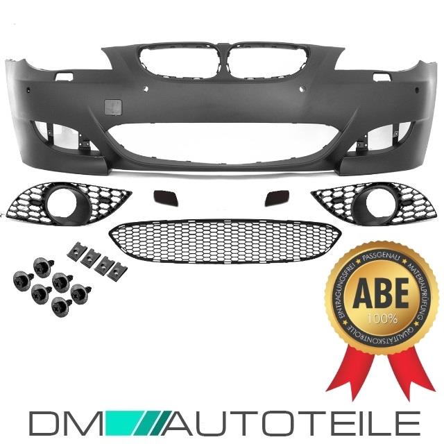ABS Sport Evo Stoßstange schwarz PDC 03-07 passt für BMW E60 E61 außer M5 ABE*