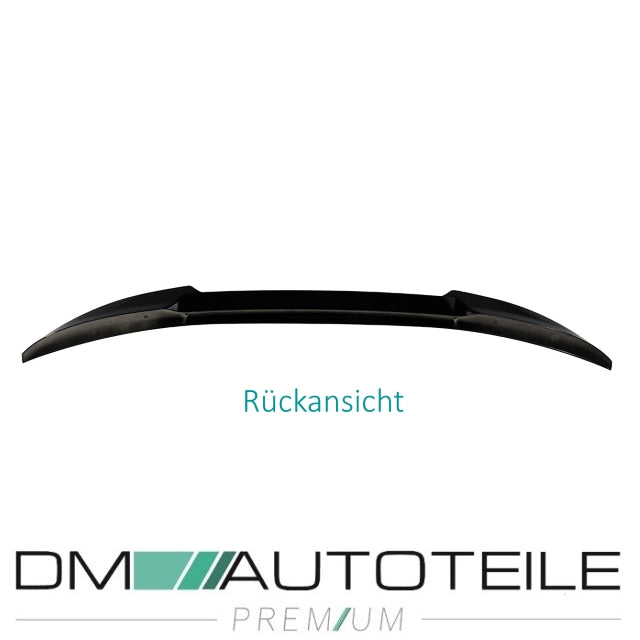 Sport EVO Heckspoiler Hecklippe breit Schwarz glanz + 3M passt für BMW 5er G30