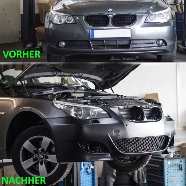 Sport Stoßstange für SRA/PDC+Nebel Set 03-07 passt für BMW E60 E61 außer M5 ABE*
