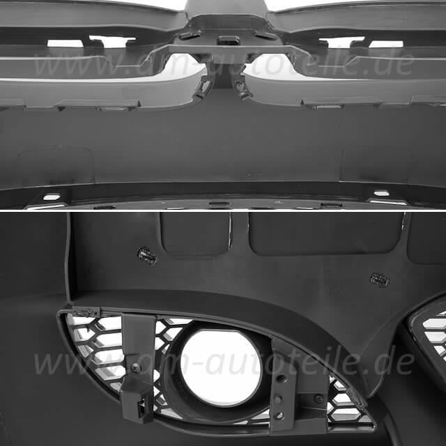 ABS Sport Stoßstange für SRA+Nebel Set 03-10 passt für BMW E60 E61 außer M5 ABE*