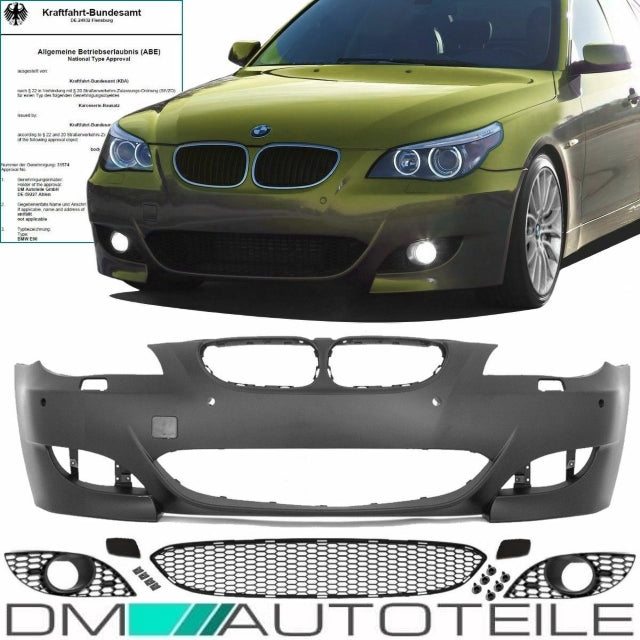 FRONT Stoßstange Sport PDC/SRA LCI passt für BMW 5er E60 E61 Facelift 07-10+ABE*