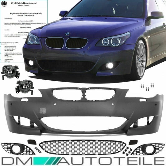 Sport Stoßstange für SRA/PDC+Nebel Set 07-10 passt für BMW E60 E61 außer M5 ABE*