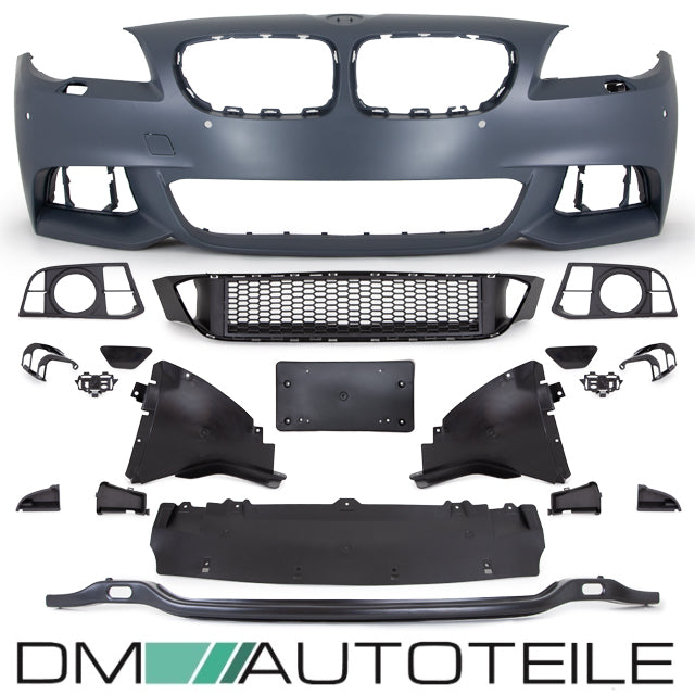 Sport Stoßstange vorne 4 PDC + Zubehör passend für BMW F10 F11 LCI M-Paket 13-17