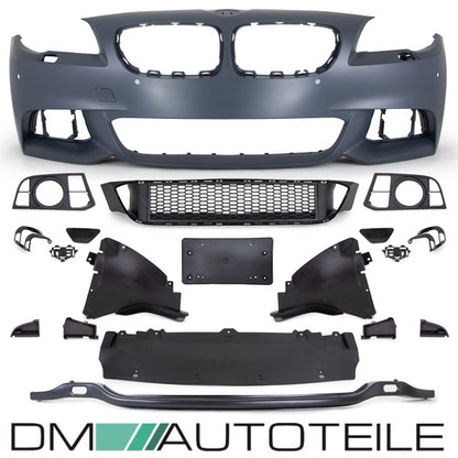 Sport Stoßstange vorne 4 PDC + Zubehör passend für BMW F10 F11 LCI M-Paket 13-17