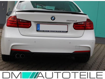 Stoßstange Hinten + PDC + Diffusor Sport-Performance 2-Rohr passend für BMW F30