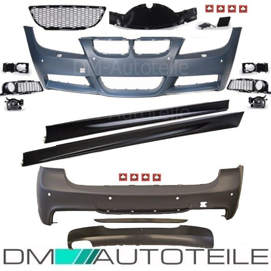 TOURING Bodykit Komplett Stoßstange PDC passt für BMW E91 05-08 Serie & M Paket