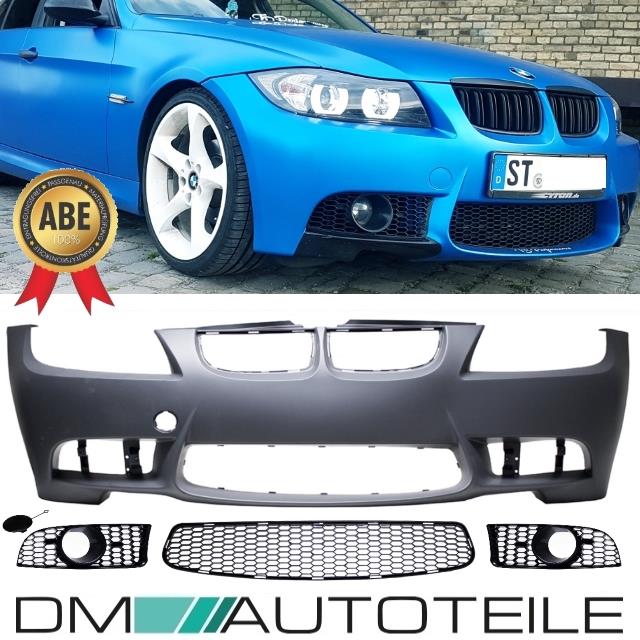 Performance Frontschürze Stoßstange vorne ohne PDC passt für BMW 3er E90 E91 05-08 +ABE*