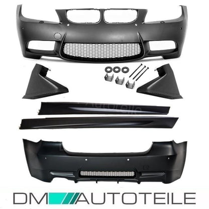 Bodykit Komplett Stoßstange E92 E93 Sport Look passt für BMW E90 E91 08-11 LCI