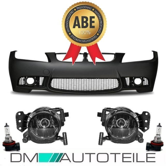 Sport Stoßstange vorne ohne PDC+Set NSW Smoke passt für BMW 3er E90 E91 +ABE*