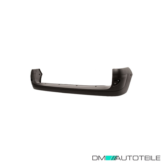 Stoßstange hinten schwarz passt für Renault Kangoo KC / Nissan Kubistar 03-07