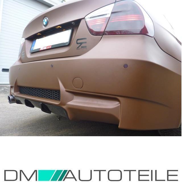 Bodykit Sport Stoßstange ABS Front + Heck + Seite passt für BMW E90 05-08 *ABE