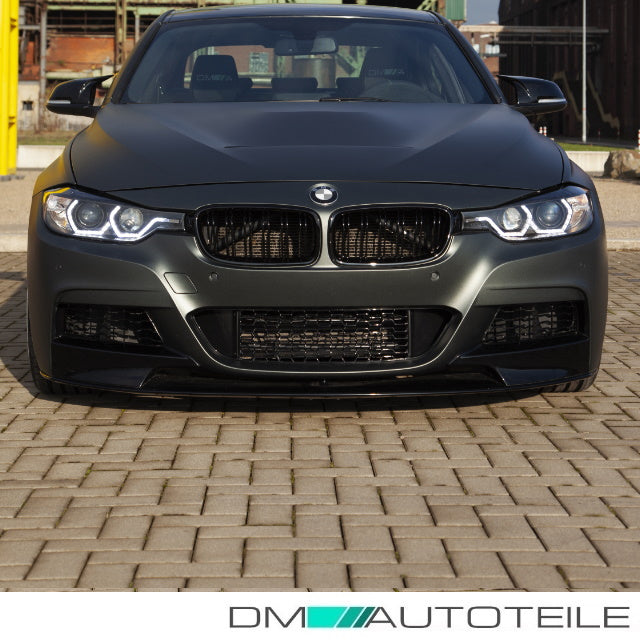 Frontspoiler Lippe Sport-Performance Schwarz Matt passt für BMW 3er F30 F31 mit M-Paket +ABE*