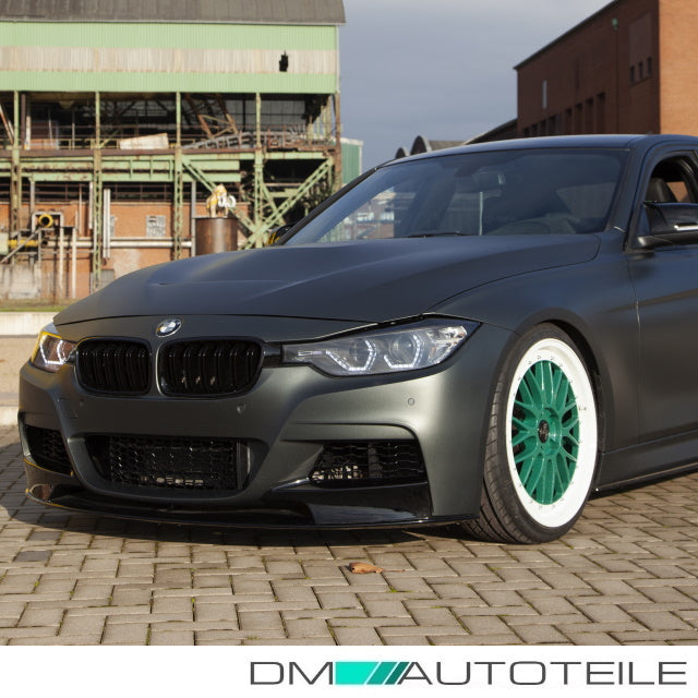 Frontspoiler Lippe Sport-Performance Schwarz Matt passt für BMW 3er F30 F31 mit M-Paket +ABE*