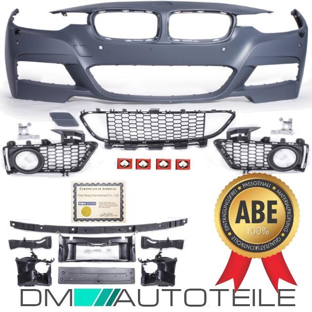 Bodykit Stoßstange Komplett für SRA/PDC passt für BMW F30 11-17 Serie & M-Paket