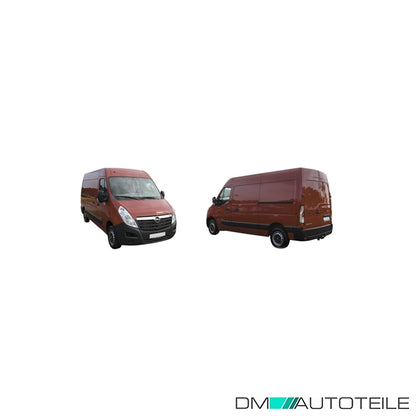 Außenspiegel links konvex mit Blinklicht passt für Renault Master III Kasten