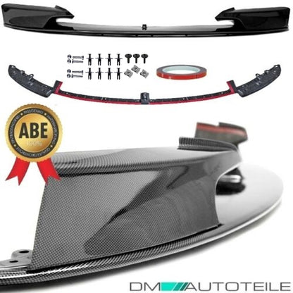 Frontspoiler Lippe Sport-Performance Carbon Glanz passt für BMW F30 F31 M-Paket