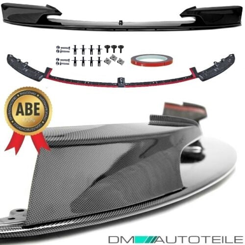 Umbau Frontspoiler + Diffusor CARBON Glanz Sport-Performance passt für BMW 3er F30 F31 M-Paket