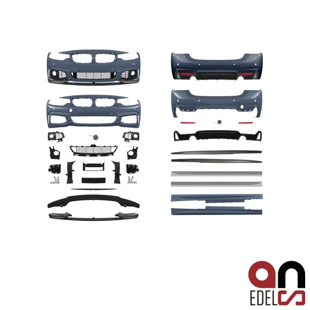 AN Sport Performance Bodykit 435i + Spoiler passt für BMW 4er F32 F33 Serie & M Paket +ABE*